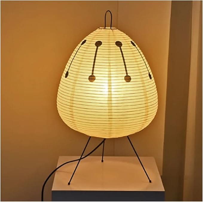 Lampe de Table Japonaise en Papier de Riz 10