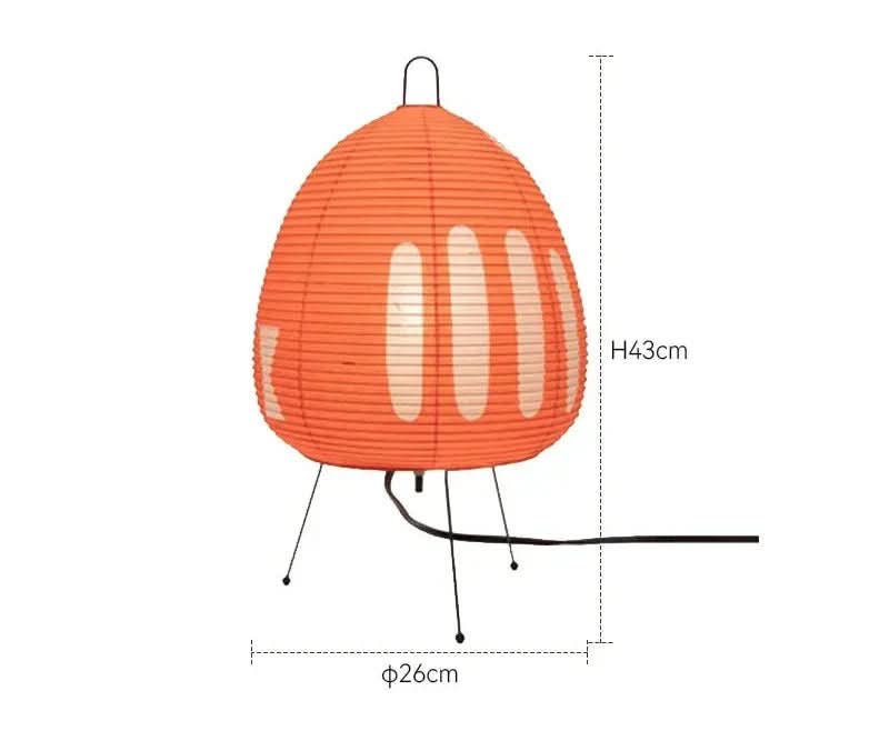 Lampe de Table Japonaise en Papier de Riz 6