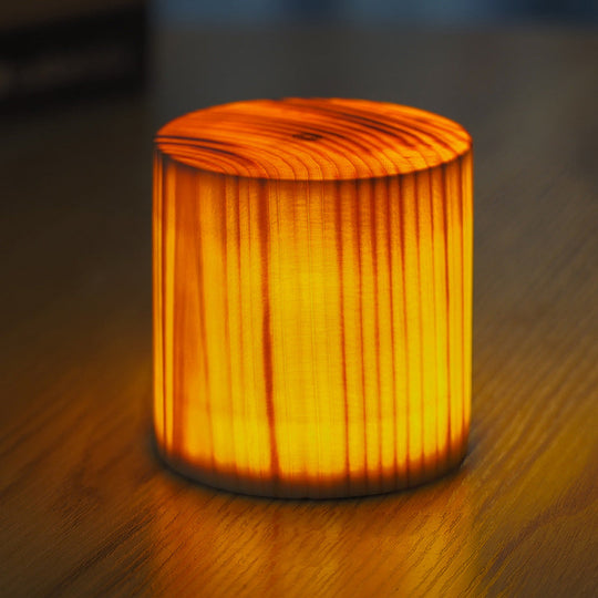 Lampe de Table LED Tactile en Bois 15