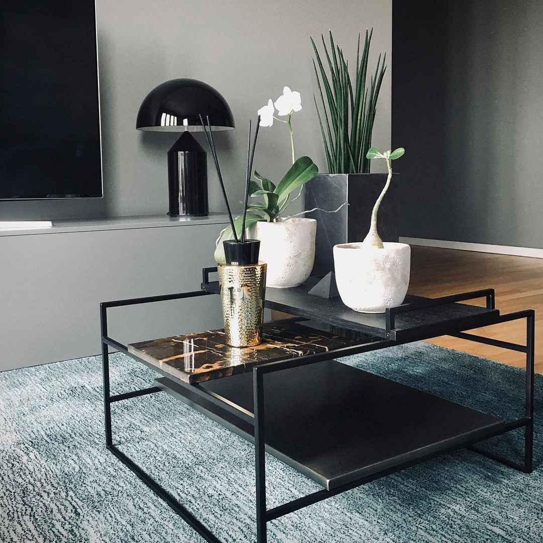 Lampe de Table Minimaliste en Métal Design Géométrique Moderne 11