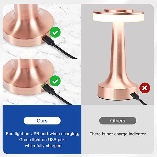 Lampe de Table Portable Classique LED 2