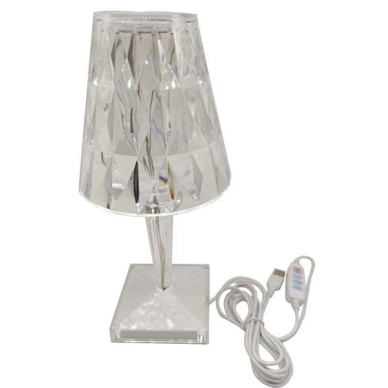 Lampe de Table Rechargeable Sans Fil Design Diamant Moderne 0