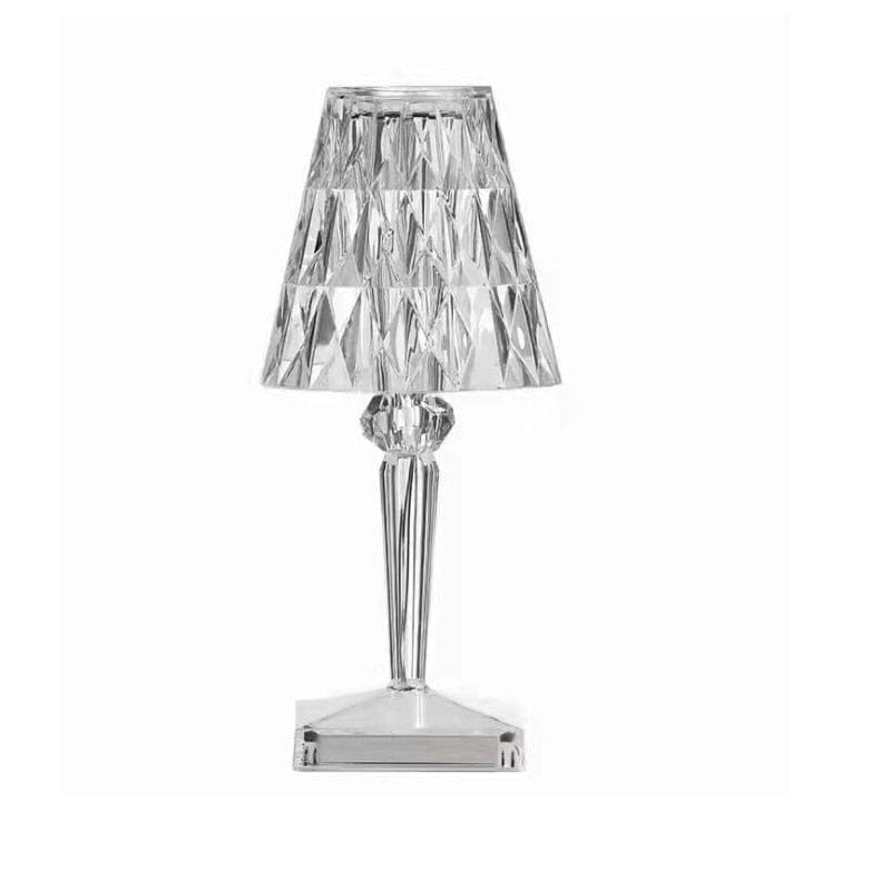 Lampe de Table Rechargeable Sans Fil Design Diamant Moderne 9