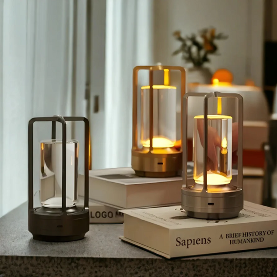 Lampe de Table Rechargeable Sans Fil Design Scandinave Tactile 0