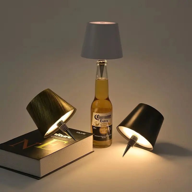 Lampe de Table Rechargeable Sans Fil avec Gradation Tactile et Trois Modes de Couleur 2