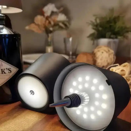 Lampe de Table Rechargeable Sans Fil avec Gradation Tactile et Trois Modes de Couleur 6