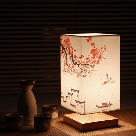 Lampe de Table Scandinave Japonaise Minimaliste 1