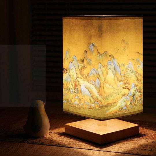 Lampe de Table Scandinave Japonaise Minimaliste 3