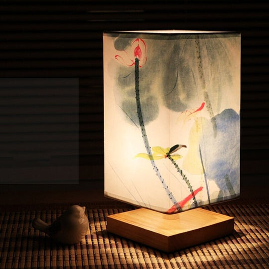 Lampe de Table Scandinave Japonaise Minimaliste 4