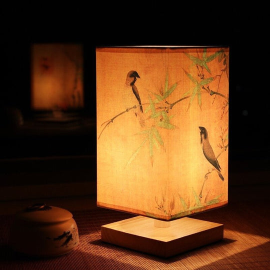 Lampe de Table Scandinave Japonaise Minimaliste 5