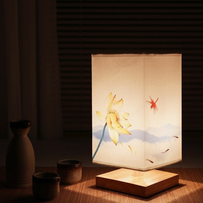 Lampe de Table Scandinave Japonaise Minimaliste 7