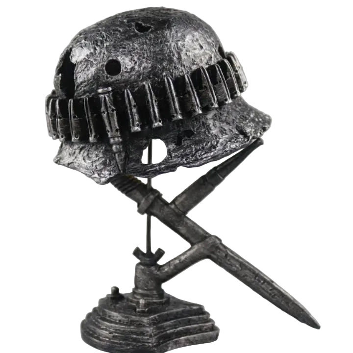 Lampe de Table Vintage Casque Inspirée d'un Militaire 0