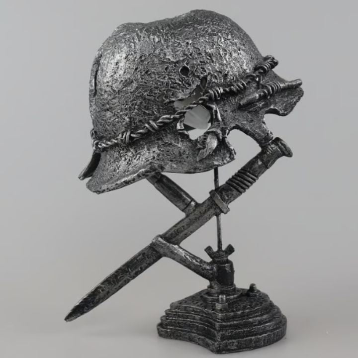 Lampe de Table Vintage Casque Inspirée d'un Militaire 4