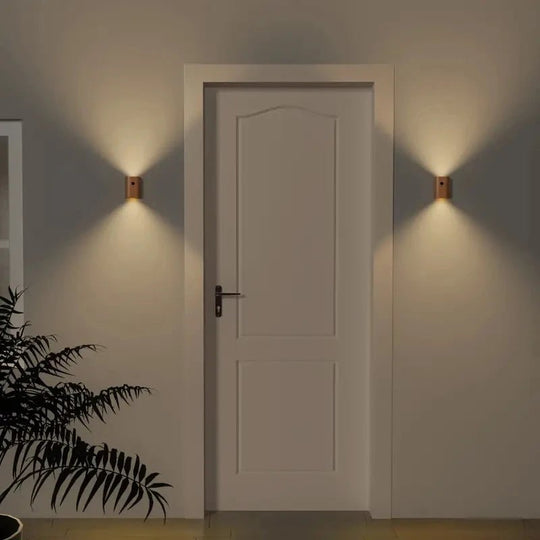 Lampe en Bois avec Détecteur de Mouvement 3
