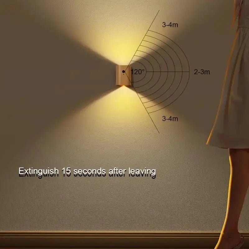 Lampe en Bois avec Détecteur de Mouvement 6