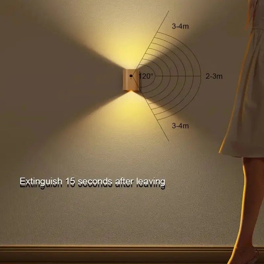 Lampe en Bois avec Détecteur de Mouvement 6