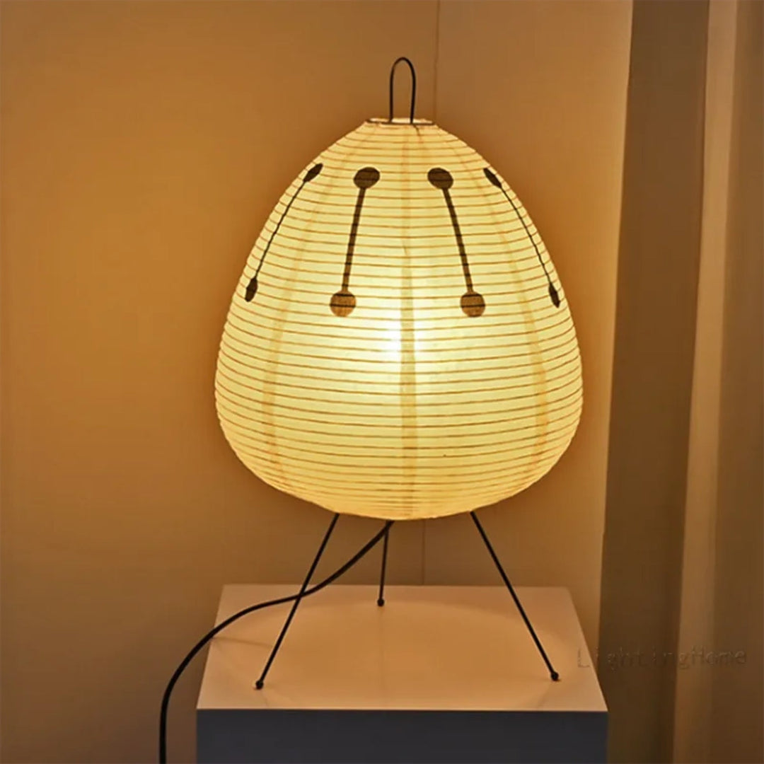 Lampe en papier d'inspiration japonaise 9
