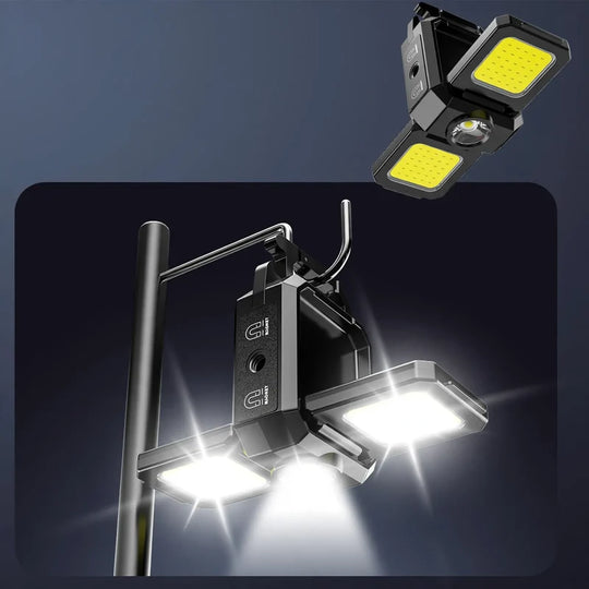 Lampe torche LED rechargeable compacte pour activités de plein air 1