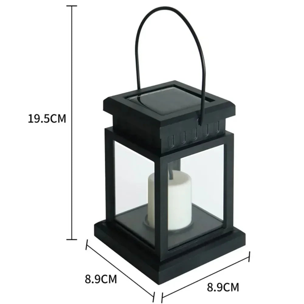 Lanterne Solaire Extérieur Suspendue Effet Bougie LED pour Jardin et Terrasse 5