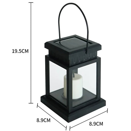 Lanterne Solaire Extérieur Suspendue Effet Bougie LED pour Jardin et Terrasse 6