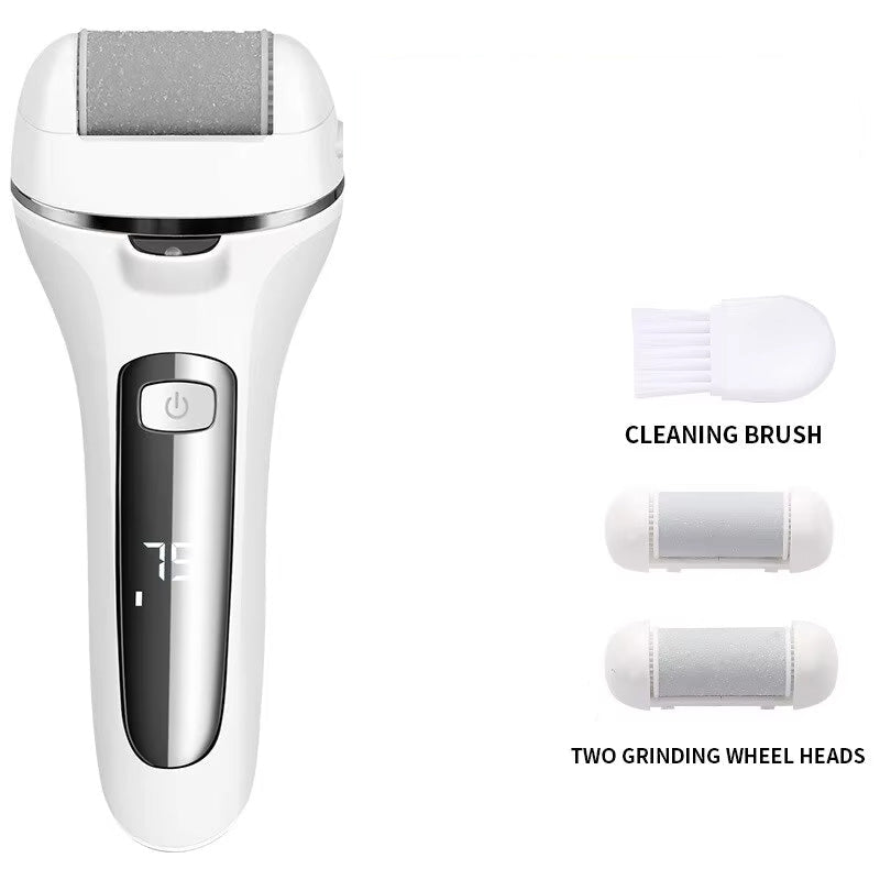 Lime à Pied Électrique Rechargeable avec 3 Rouleaux Interchangeables 0