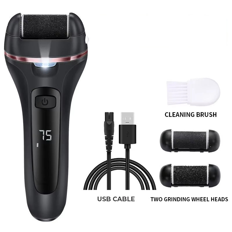 Lime à Pied Électrique Rechargeable avec 3 Rouleaux Interchangeables 1