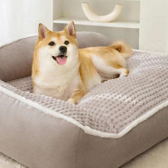 Lit Pour Chien Confortable et Doux Tapis Pour Chien Moelleux 2