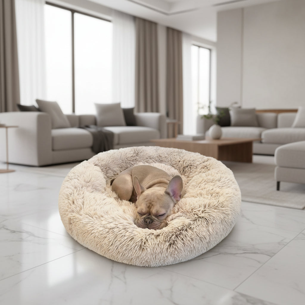 Lit Pour Chien Doux Avec Bord Surélevé Pour Confort Optimal 0