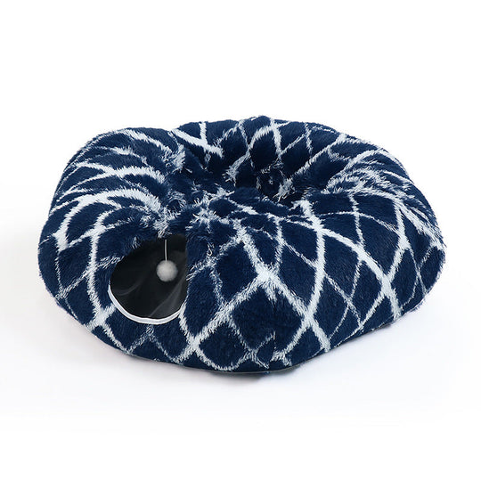 Lit Pour Chien Rond Confortable Avec Coussin Douillet 3