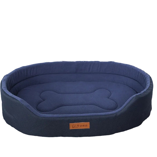 Lit Rond Pour Chien Confortable Avec Bords Renforcés 5
