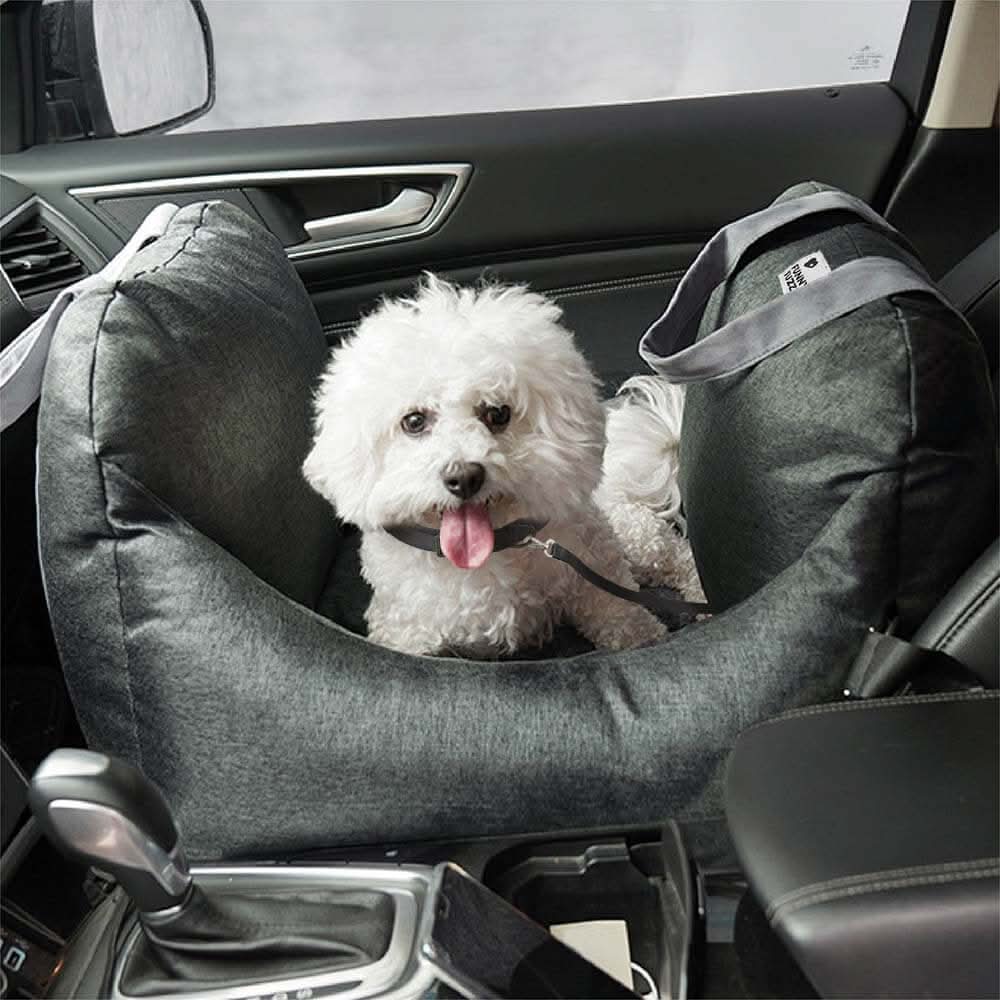Lit pour Chien avec Ceinture de Sécurité et Base Antidérapante 0