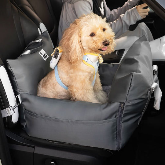 Lit pour Chien avec Ceinture de Sécurité et Base Antidérapante 13