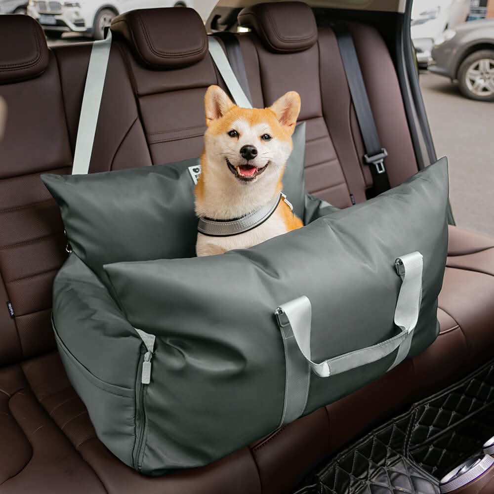 Lit pour Chien avec Ceinture de Sécurité et Base Antidérapante 15