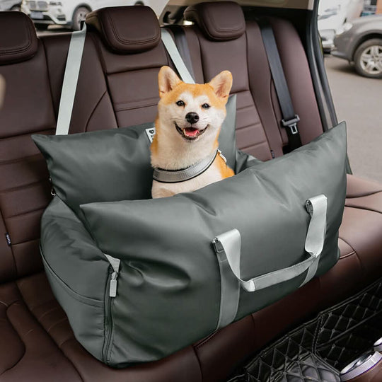 Lit pour Chien avec Ceinture de Sécurité et Base Antidérapante 15