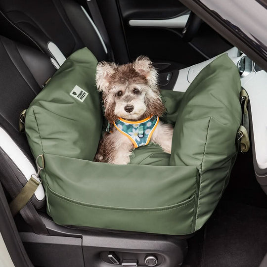 Lit pour Chien avec Ceinture de Sécurité et Base Antidérapante 17