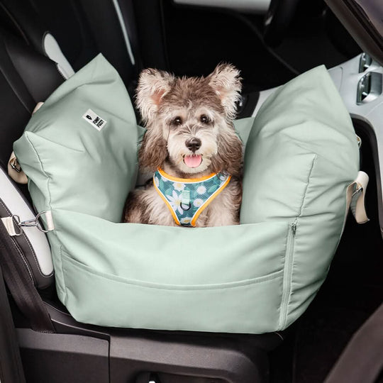 Lit pour Chien avec Ceinture de Sécurité et Base Antidérapante 23
