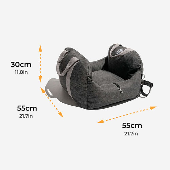 Lit pour Chien avec Ceinture de Sécurité et Base Antidérapante 7