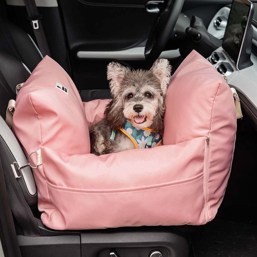 Lit pour Chien avec Ceinture de Sécurité et Base Antidérapante 9