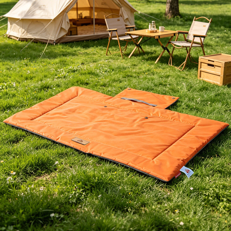 Lit pour chien avec tapis de pique-nique extérieur polyvalent 0