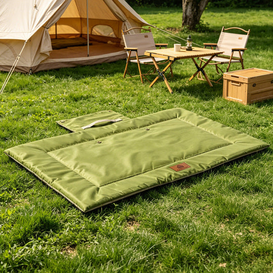 Lit pour chien avec tapis de pique-nique extérieur polyvalent 1