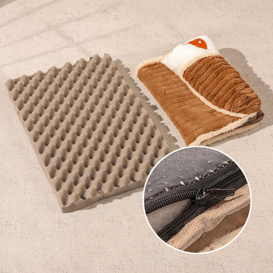 Lit pour chien avec tapis moelleux confortable 1