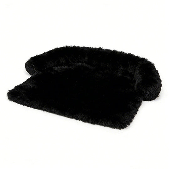 Lit pour chien confortable en fausse fourrure 1