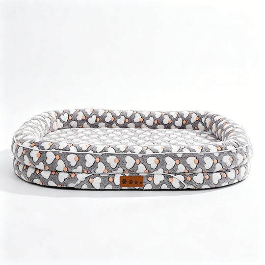 Lit pour chien confortable motif cœur 0