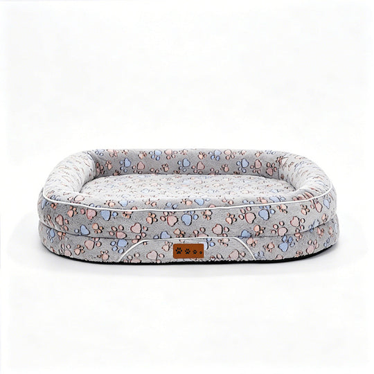 Lit pour chien confortable motif cœur 2