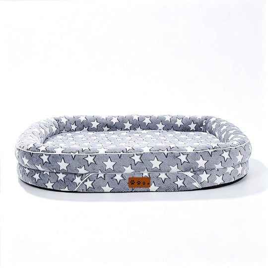 Lit pour chien confortable motif cœur 3