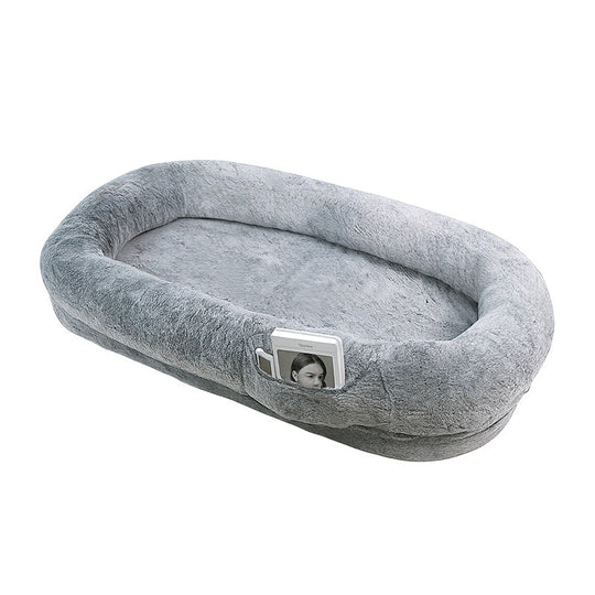 Lit pour chien en peluche confortable et soutien 2