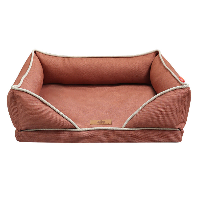 Lit pour chien surélevé avec design confortable 0