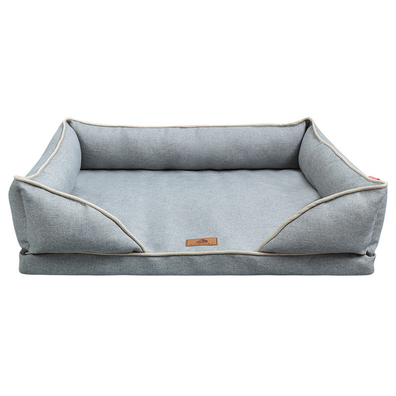 Lit pour chien surélevé avec design confortable 1