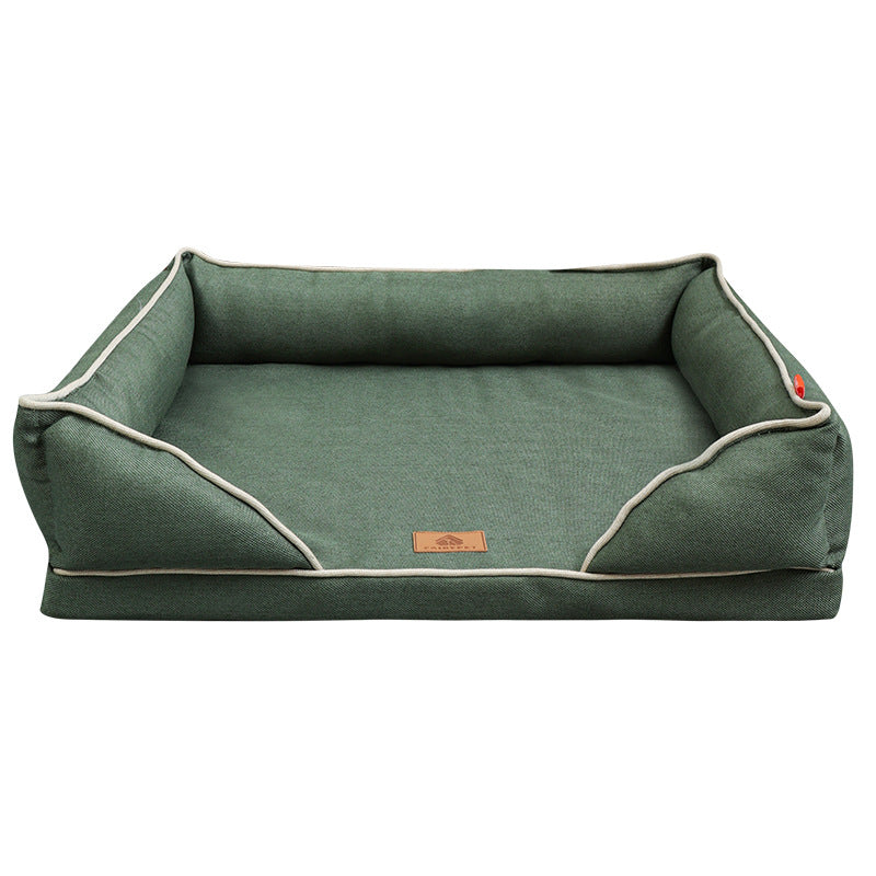 Lit pour chien surélevé avec design confortable 3