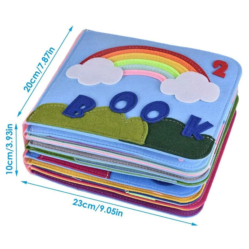 Livre Éducatif Montessori Interactif pour Enfants 2-5 Ans avec Histoires et Activités 1